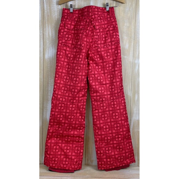 Spyder Snowboard Ski Snow Pants Girls Pink Print Size 18 - Picture 5 of 15